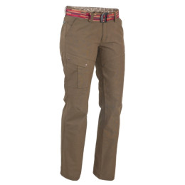 Dámské kalhoty Warmpeace Elkie Lady hnědé