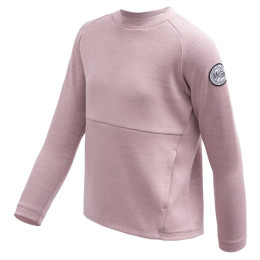 Detská funkčná mikina Sensor Merino Upper Traveller Pink svetloružová Pink
