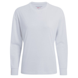 Dámske tričko Craghoppers NosiLife SolarShield+ Long Sleeved T-Shirt biela White