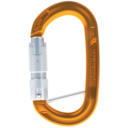 Karabína Singing Rock OXY BC Triple lock Orange oranžová