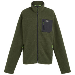 Pánska funkčná mikina Regatta Frankie Borg Fleece khaki/čierna Dark Khaki