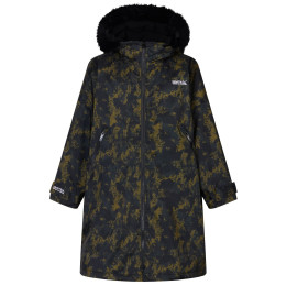 Detský nepremokavý kabát Regatta Junior Waterproof Changing Robe Pro Bark Green khaki BrkGrnDistsd