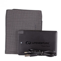Peňaženka s PowerBank Lifeventure RFID Charger Wallet