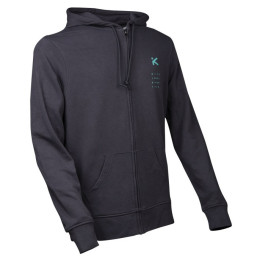 Pánska mikina Hiko Respect Zip Up Hoodie sivá