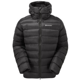 Pánska páperová bunda Montane Men'S Anti-Freeze Xt Hoodie čierna Black