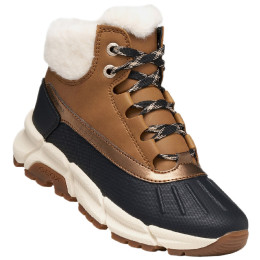 Detské zimné topánky Geox J Flexyper Plus Girl hnedá/čierna TOBACCO/BLACK
