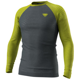 Pánske funkčné tričko Dynafit Tour Light Merino M L/S Tee zelená/čierna 2881 - golden lime/0720
