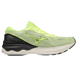 Pánske bežecké topánky Mizuno Wave Skyrise 3 zelená Neo Lime/Ebony/Snow White