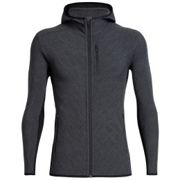 Pánska mikina Icebreaker M Descender LS Zip Hood šedá