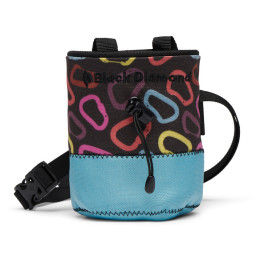 Vrecko na magnézium Black Diamond Kids Mojo Chalk Bag modrá/čierna Glacier (4072)