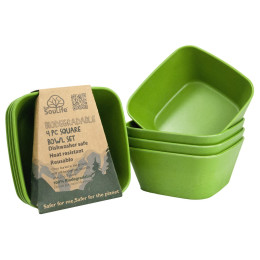 Miska EcoSouLife 4pc. Square Bowl Set