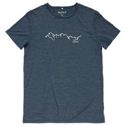 Pánske tričko Devold Active "Skyline" Tee Man tmavomodrá NIGHT