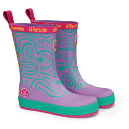 Detské gumáky Affenzahn Rainboot Vegan Plashy Owl fialová Owl