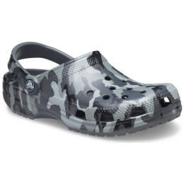 Papuče Crocs Classic Printed Camo Clog sivá/čierna