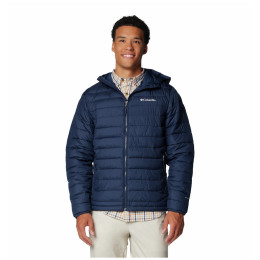 Pánska bunda Columbia Powder Lite™ II Hooded Jacket tmavomodrá Collegiate Navy