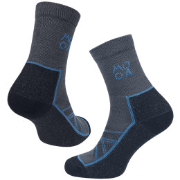 Ponožky MOOA Merino Adventure modrá Denim Blue