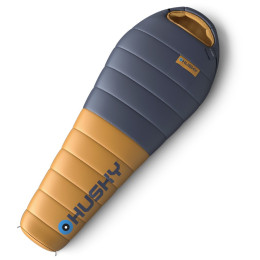 Páperový spacák Husky Dexter Short modrá/oranžová blue/orange
