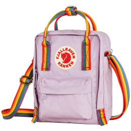 Taška cez rameno Fjällräven Kånken Rainbow Sling fialová Pastel Lavender-Rainbow