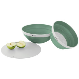 Sada misiek a sitiek Outwell Collaps Bowl & Colander Set tmavozelená Shadow Green