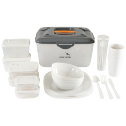 Pikniková sada Easy Camp Cerf Picnic Box L biela/sivá White