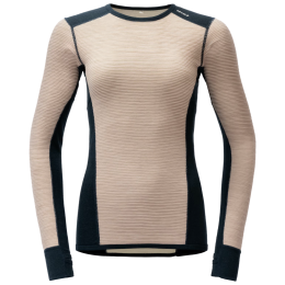 Dámske funkčné tričko Devold Reverso Merino Shirt Wmn čierna/béžová Stone
