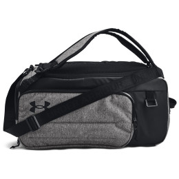 Cestovná taška Under Armour Contain Duo SM BP Duffle sivá/čierna CastlerockMediumHeather/Black/White