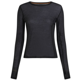 Dámske tričko Icebreaker Women Merino Blend 75 Cool-Lite™ Featherlight™ LS Crewe čierna Black