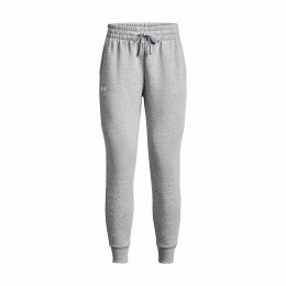 Dámske tepláky Under Armour Rival Fleece Jogger svetlosivá ModGrayLightHeather/White