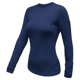 Dámské funkční triko s dlouhým rukávem Sensor Merino Active tmavomodrá deep blue