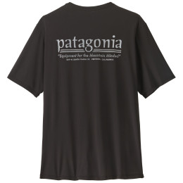 Pánske tričko Patagonia Men's Capilene Cool Daily Shirt - Hut Tripper čierna Black