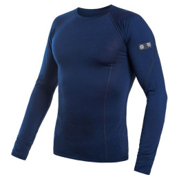 Pánske funkčné tričko Sensor Pánske funkčné tričko Sensor Merino Wool Active dl.r. tmavomodrá Deep Blue