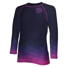 Detské funkčné tričko WAMU Mozaika purple fialová