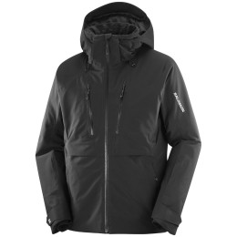 Pánska bunda Salomon Brilliant 2.0 Jacket M čierna DEEP BLACK