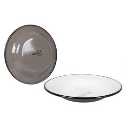Hlboký tanier Bo-Camp UO Enamel Campfire Plate Taupe