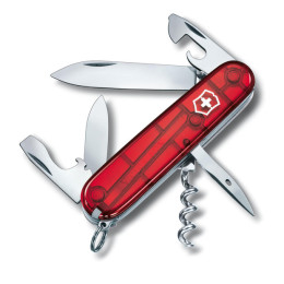 Vreckový nôž Victorinox Spartan červená transparentná TransRed