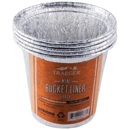 Doplnok ku grilu Traeger MINI BUCKET LINER - 5 PACK strieborná
