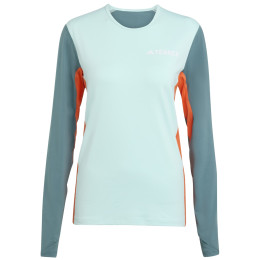 Dámske funkčné tričko Adidas Multi Synt Ls W zelená/oranžová