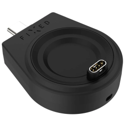 Adaptér FIXED Nabíjecí USB-C adaptér pro hodinky Garmin čierna černá