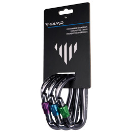 Sada karabín Camp Nimbus Lock 3 Pack sivá