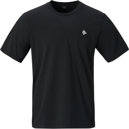 Pánske tričko Norrona /29 cotton viking patch T-shirt čierna Caviar Black