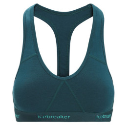 Športová podprsenka Icebreaker Women Sprite Racerback Bra zelená Green Glory