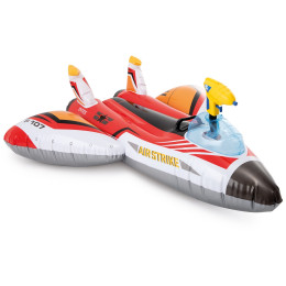 Nafukovacia hračka Intex Water Gun Plane Ride-Ons 57536NP červená