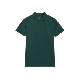 Detské tričko 4F Polo Shirt M614 Dark Green tmavozelená DARK GREEN