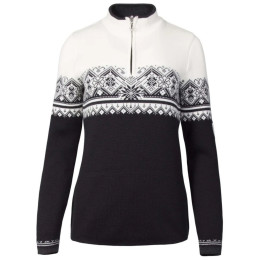 Dámsky sveter Dale of Norway Moritz Fem Sweater čierna/biela Black White Darkcharcoal