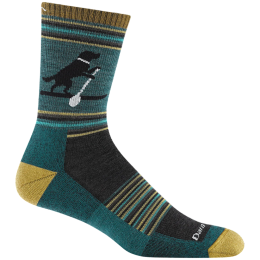 Pánske ponožky Darn Tough Willoughby Micro Crew Lightweight With Cushion modrá dog pond