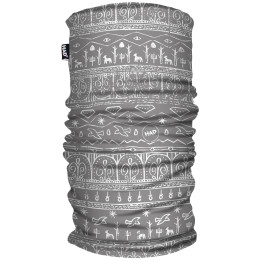 Multifunkčná šatka H.A.D. Printed Fleece Tube Babylon Light Grey