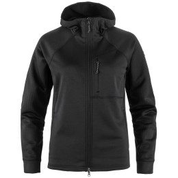 Dámska bunda Fjällräven Abisko Grid Fleece Hoodie W čierna Black