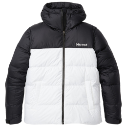 Dámska bunda Marmot Guides Down Hoody 2022 biela/čierna White/Black