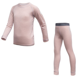 Detská funkčná bielizeň Sensor Merino Air Set Dusty Pink svetloružová Dusty Pink