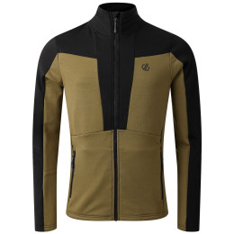 Pánska funkčná mikina Dare 2b Substratum V Core Stretch khaki/čierna Black/Martini Olive